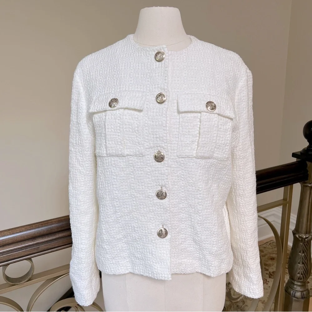 NWOT Maje Valasila Tweed Jacket—missing belt
